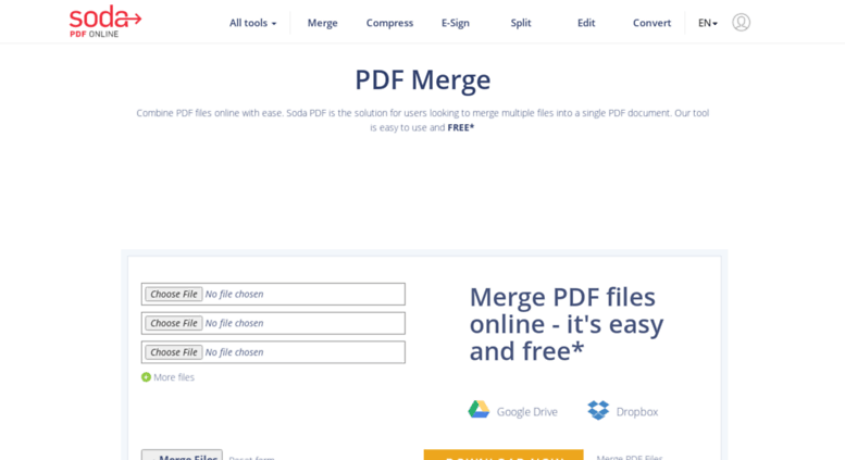 Cara Menyatukan File PDF Online